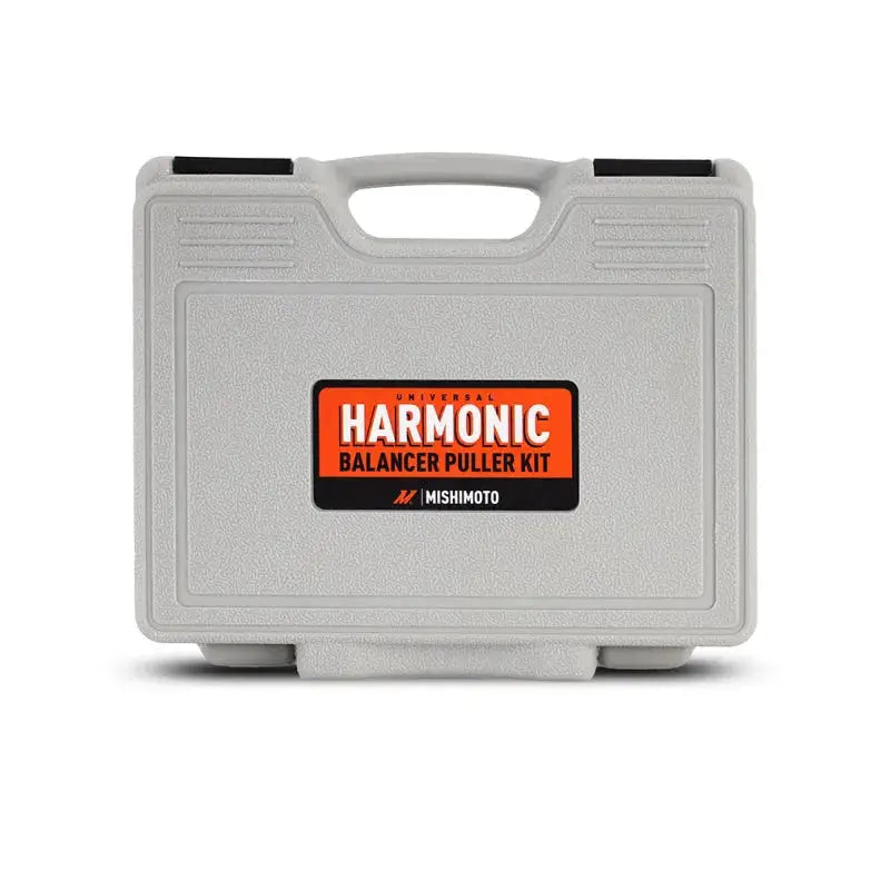 Gray Mishimoto Universal Harmonic Balancer Puller Kit case for easy repair work