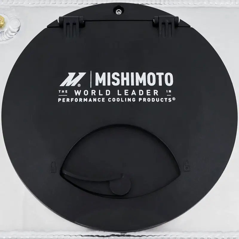 Black Mishimoto radiator cap for Mishimoto Universal Ice Box Tank Reservoir 2.5 Gallon