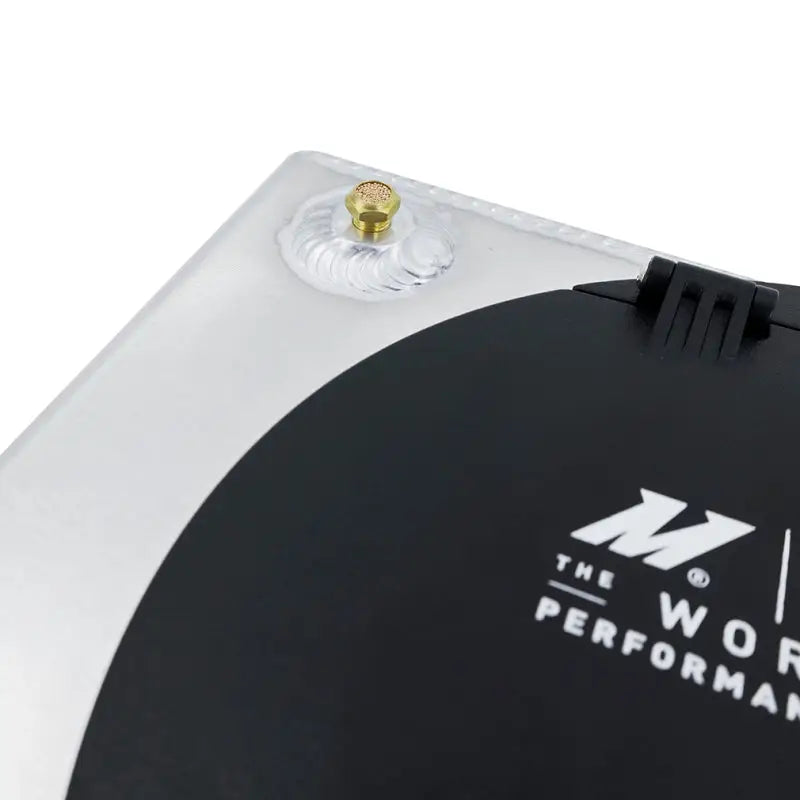 Silver and black performance scale on Mishimoto Universal Ice Box Tank Reservoir