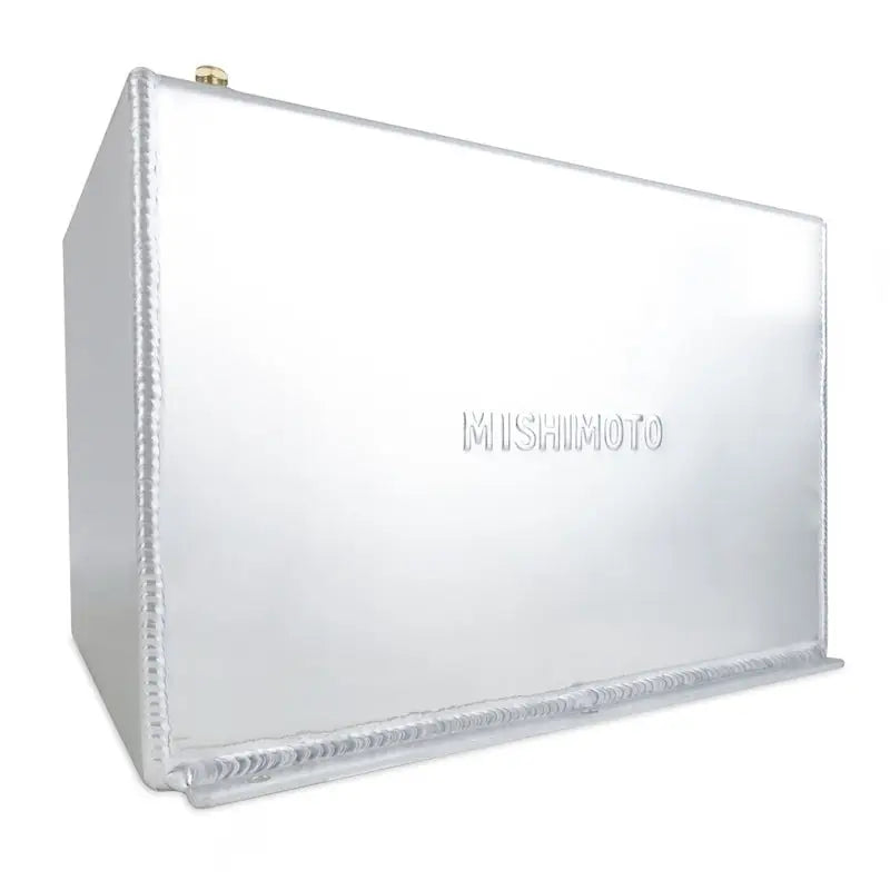 Silver rectangular Mishimoto coolant reservoir for Mishimoto Universal Ice Box Tank reservoir