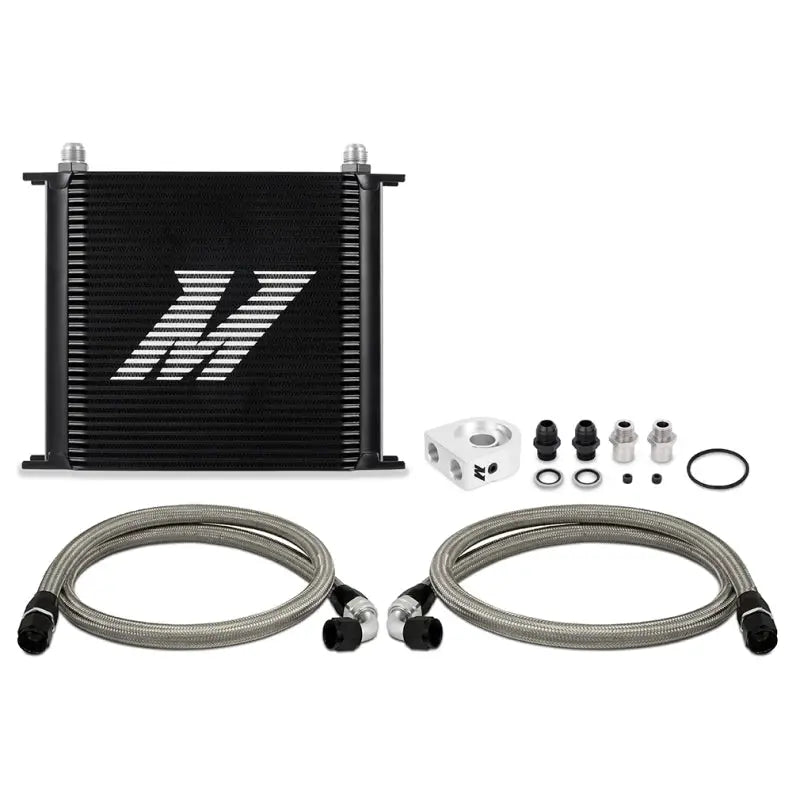 Mishimoto MMOC-U34BK Mishimoto Universal Oil Cooler Kit 34-Row Black