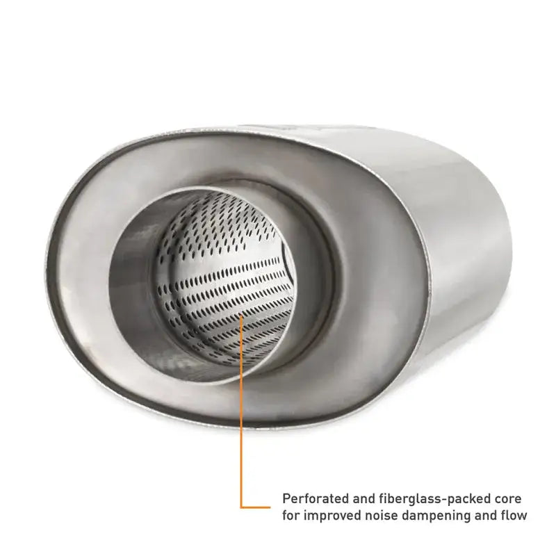 Mishimoto Universal Resonator with 2.5in Inlet/Outlet - Brushed - Exhaust