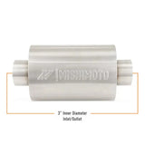 Mishimoto Universal Resonator with 3in Inlet/Outlet - Brushed - Exhaust