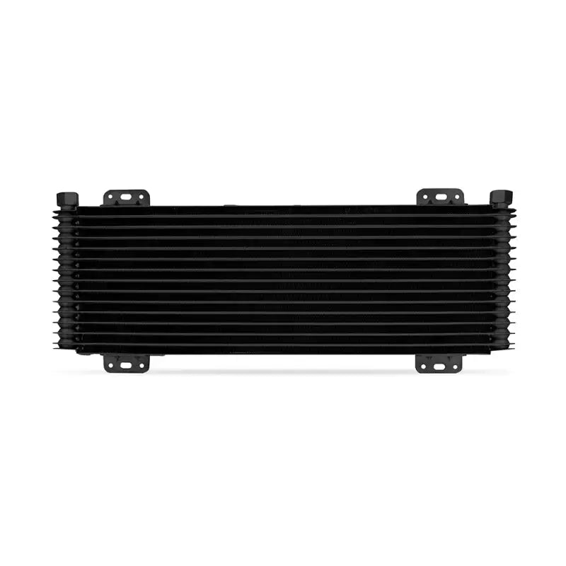 Mishimoto Universal Stacked Plate Trans Cooler 13 Row Black - Truck & Automotive