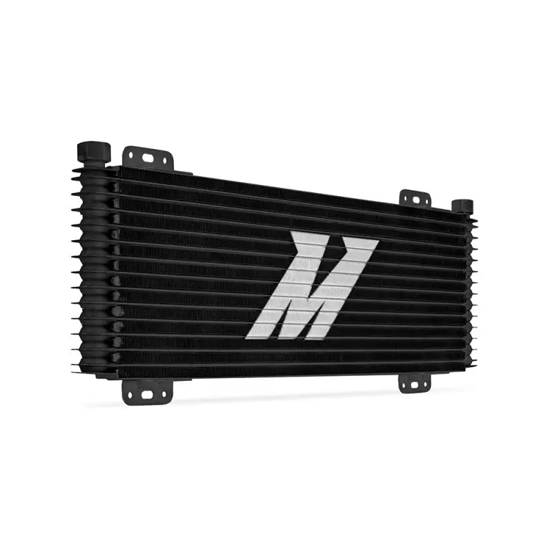 Mishimoto Universal Stacked Plate Trans Cooler 13 Row Black - Truck & Automotive