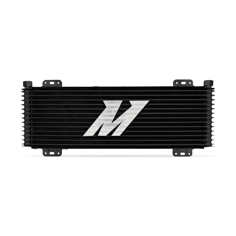 Mishimoto Universal Stacked Plate Trans Cooler 13 Row Black - Truck & Automotive
