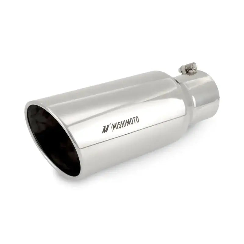 Mishimoto Universal Steel Muffler Tip 4in Inlet 6in Outlet Polished - Exhaust
