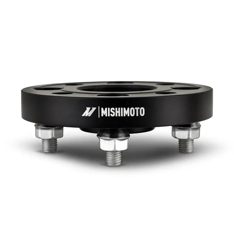 Black Mishimoto wheel spacers with bolts for 4x100 wheels enhance your mishimoto wheel system