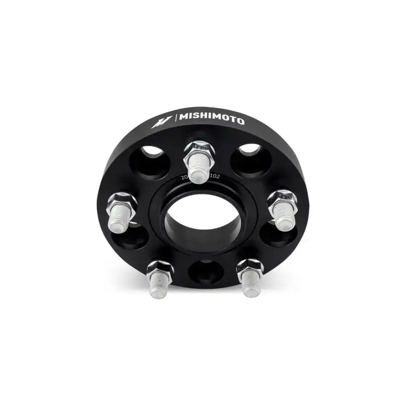Mishimoto Wheel Spacers - 5x120 - 64.1 CB - M14 x1.5 - 25mm - BK - Mishimoto