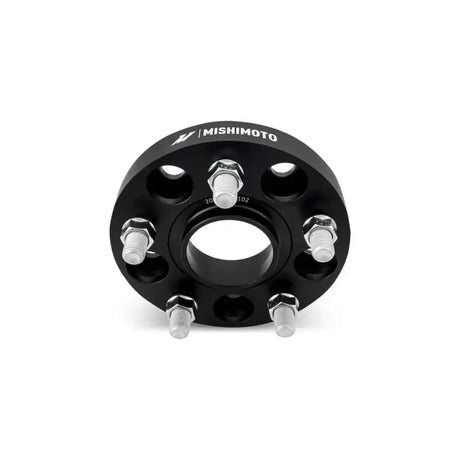 Mishimoto Wheel Spacers - 5x120 - 64.1 CB - M14 x1.5 - 25mm - BK - Mishimoto