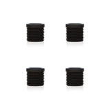 Four black threaded inserts for Mishimoto XL Shift Knob thread adapter replacement