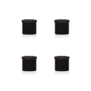Four black threaded inserts for Mishimoto XL Shift Knob thread adapter replacement