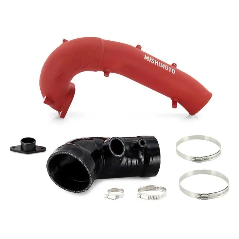 Mishimoto MMAI-CTR-17URD Mishimoto 2017+ Honda Civic Type-R Inlet Pipe Upgrade Kit - Red