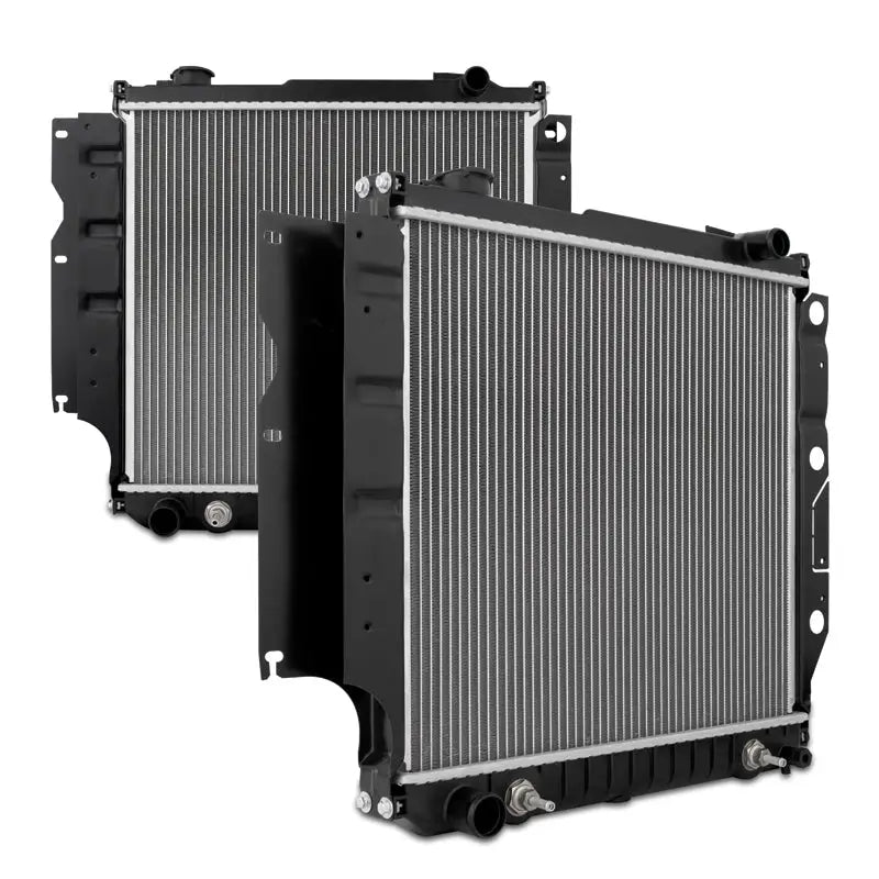 Black-framed car radiators for MMR1015 RV parts accessories and truck parts lineup