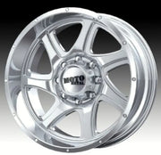 Polished silver Moto Metal wheel for MO97689088812N Wheel Pros Mo976 8x180 -12 PVD