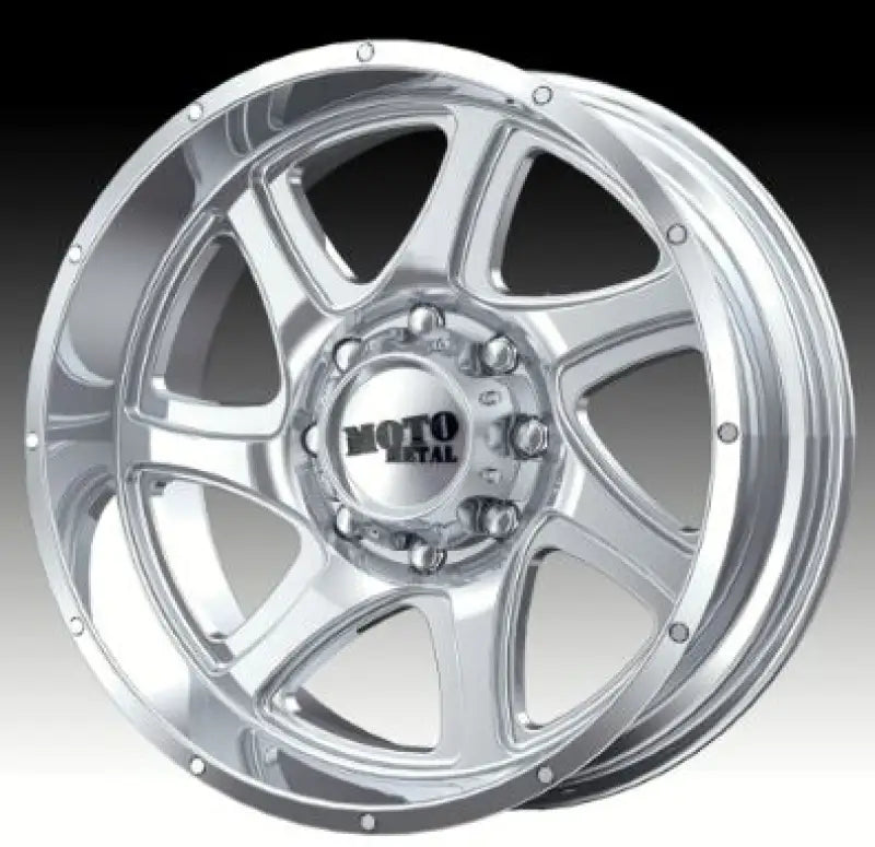 Polished silver Moto Metal wheel for MO97689088812N Wheel Pros Mo976 8x180 -12 PVD