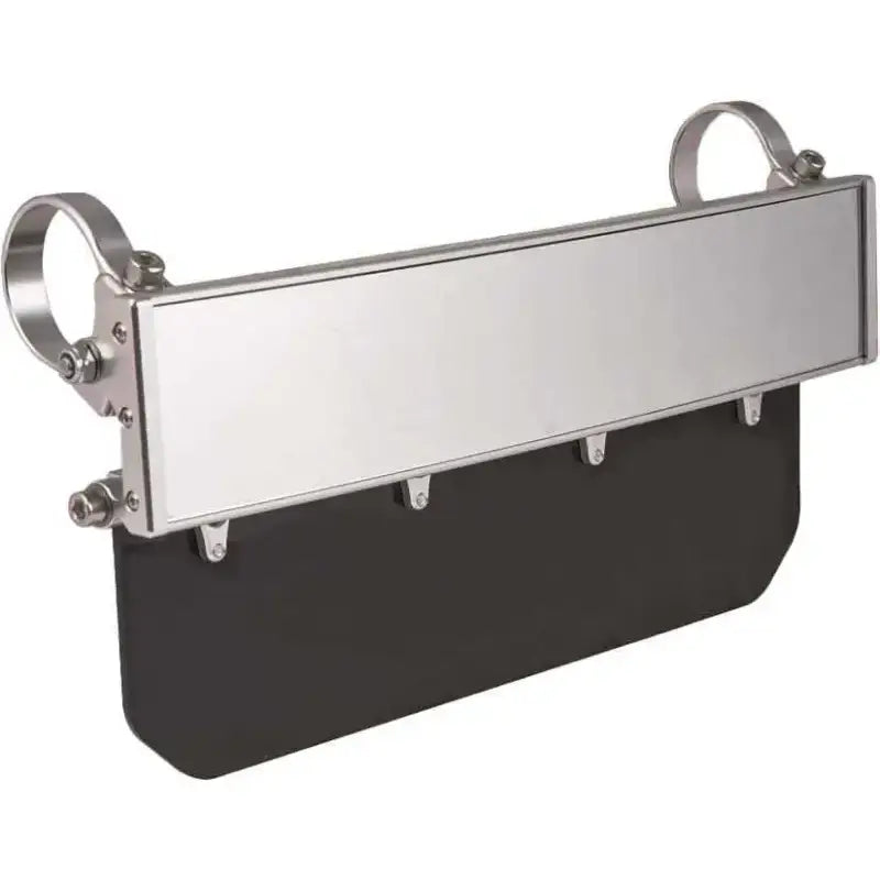 MOD12VMT-C 12" Pano Rearview Mirror Chrome W/Tinted Sun Visor