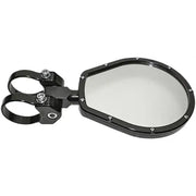 AXIA MOD6FSM-BK 6" Round Folding Side Mirror 2 Clamps Needed