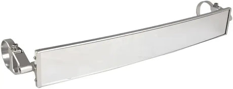 MODPRVMSM-C 17" Wide Panoramic Rearview Mirror Chrome W/ 0.5" Arms