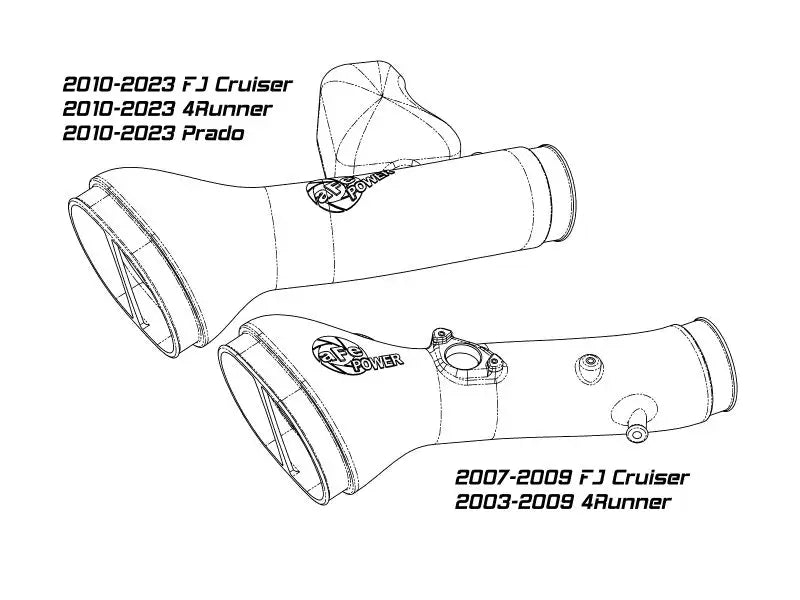 Momentum GT Red Edition Cold Air Intake System w/ Pro DRY S Filter Toyota FJ Cruiser 07-23 V6-4.0L - Truck & Automotive