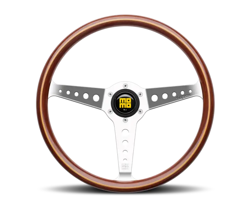 Momo California Wood Steering Wheel 360 mm - Mahogany Wood/Pol Spokes - Truck & Automotive