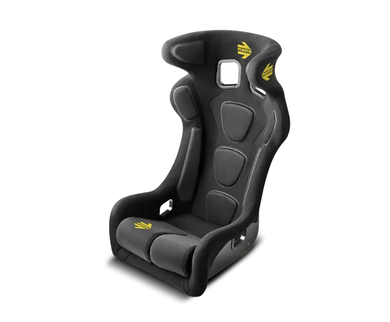 Black racing seat Momo Daytona Evo Seats FIA 8855-1999 hardshell for optimal performance