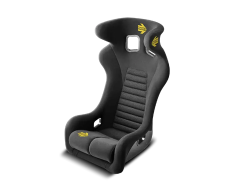 Momo Daytona Seats (FIA 8855-1999) - Black Hardshell, high-performance racing seat by Momo with sleek design.