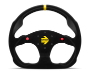 Black steering wheel with yellow stripe for Momo MOD30 Buttons Steering Wheel 320 mm