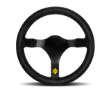 Momo MOD31 Steering Wheel 320 mm - Black Suede/Black Spokes