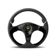 MOMO NER35BK0B Momo Nero Steering Wheel 350 mm - Black Leather/Suede/Black Spokes