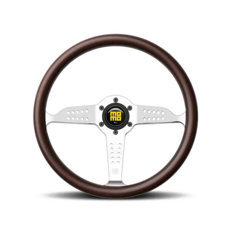 MOMO GRA35WD0P Momo Super Grand Prix Steering Wheel 350 mm - Mahogany Wood/Pol Spokes