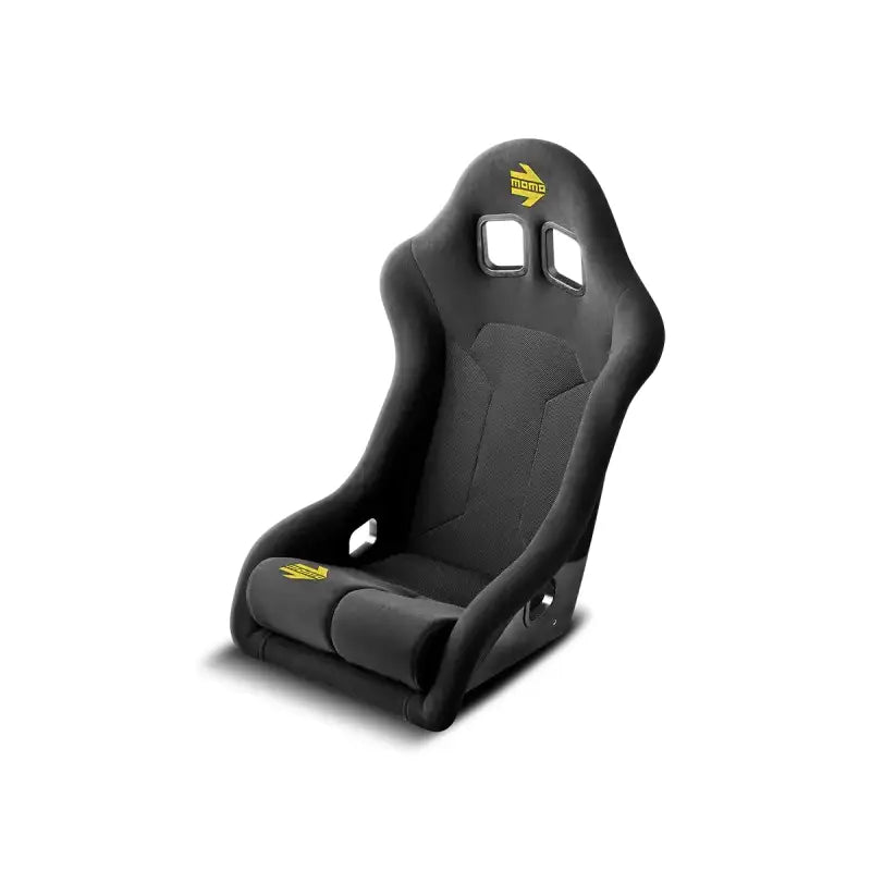 Momo Supercup Black Racing Seat - FIA 8855-1999 Hardshell Design for Safety and Style