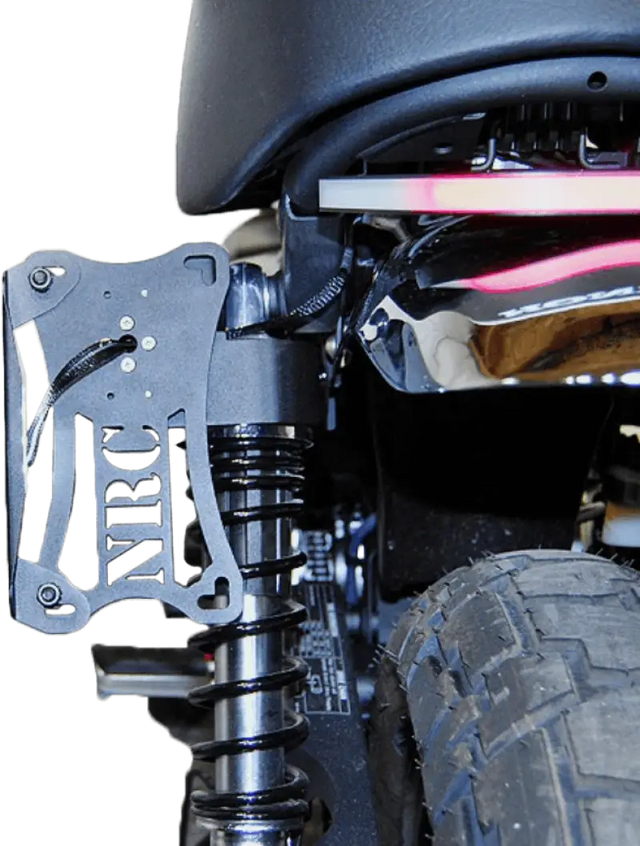 MONKEY-SIDE New Rage Cycles Side Mount License Plate Hon - RV and Auto Parts