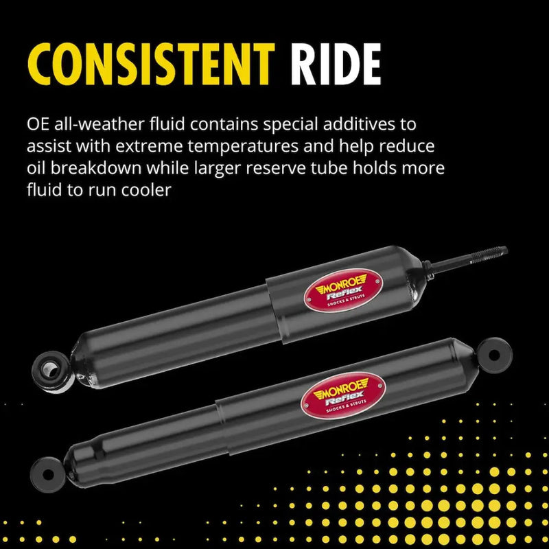 Monroe Shock Limited Lifetime Warranty Shock Absorber 911302 - Reflex Truck