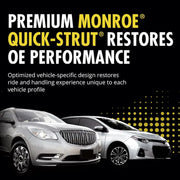 Monroe Shock Limited Lifetime Warranty Coil Over Shock Absorber 173126 - Quick-Strut Assembly
