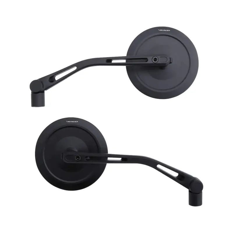 HIGHSIDER Montana Slim Mirror Satin Black Pair for Powersports