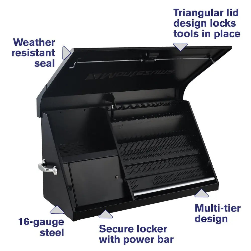Montezuma Power Socket Makes Charging Easy Tool Box DX411B - 41 18 Triangle Toolbox