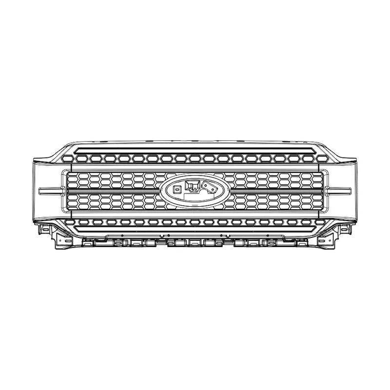 Morimoto UV-Resistant Polycarbonate Lens Grille XBG23 - Xbg Led Ford F150 2021