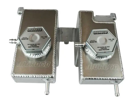 Moroso 16-Up Polaris RZR Turbo/Turbo S Dual Coolant Intercooler Tank - 43002