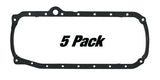 Black oil pan gasket for Chevrolet small block engines from Moroso 1986+ performance kits