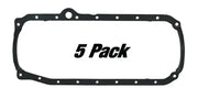 Black oil pan gasket for Chevrolet small block engines from Moroso 1986+ performance kits