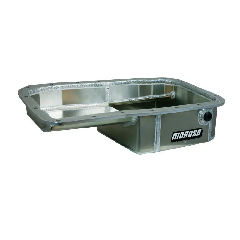 Moroso 20901 Moroso Acura/Honda 1.6L B16A3 Kicked Out Drag Race Baffled 5qt 5-5/8in Aluminum Oil Pan