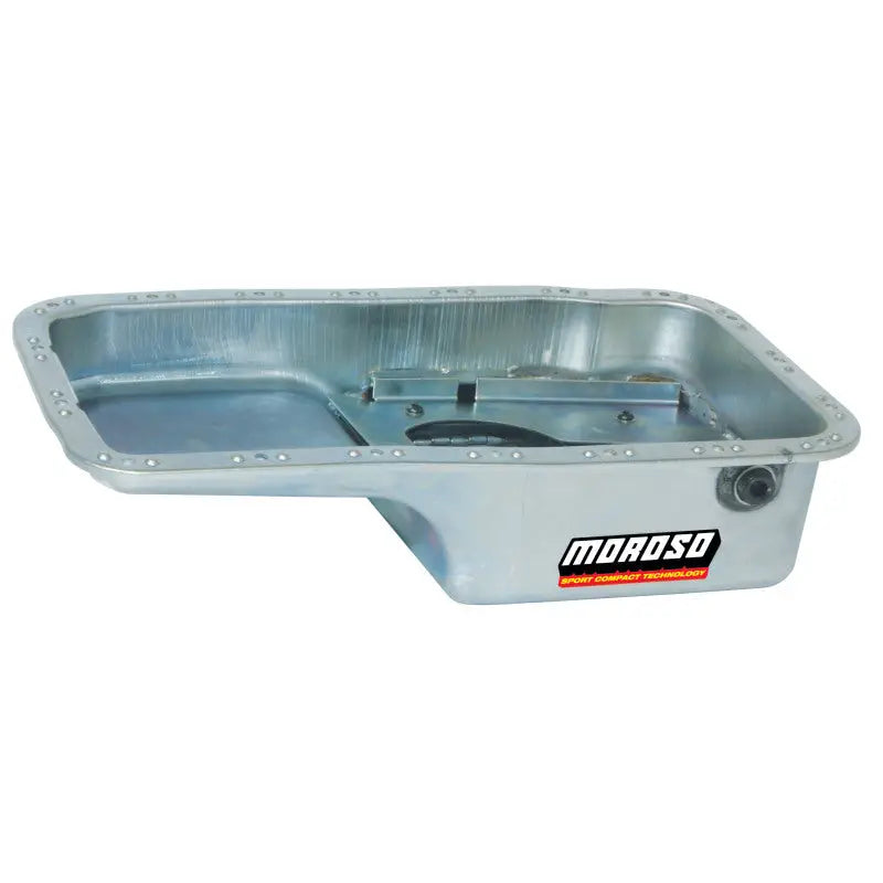 Moroso 20910 Moroso Acura/Honda 1.6L B16A3 Road Race Baffled Wet Sump 5.5qt 6in Steel Oil Pan