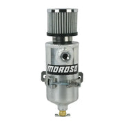 Moroso Breather Tank/Catch Can - Two 3/8 NPT Female Fittings - Aluminum - Truck & Automotive