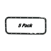 Rectangular black oil pan gasket with bolt holes for Chrysler 361-440 HEMI engine