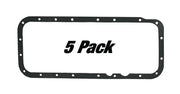 Rectangular black oil pan gasket with bolt holes for Chrysler 361-440 HEMI engine