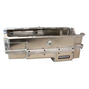 Aluminum oil pan with internal baffling and double power kick outs for Moroso CN/Energy MFG