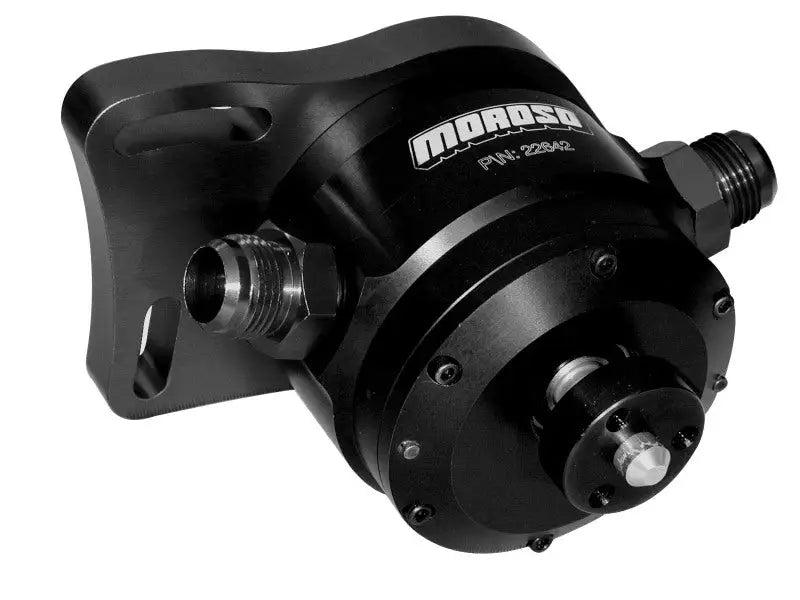 Moroso Enhanced Design 4 Vane Vacuum Pump w/Adjustable Mounting Bracket - Truck & Automotive