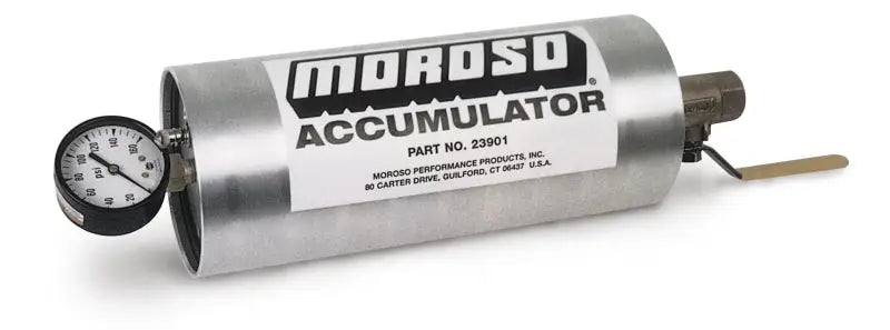 Moroso Oil Accumulator - 1.5 Quart - 10in x 4.25in - Truck & Automotive