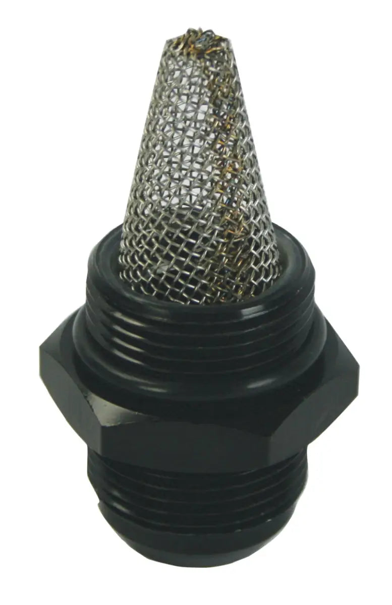 Moroso Oil Filter Fitting -16An to w/External Screen - Single - Truck & Automotive